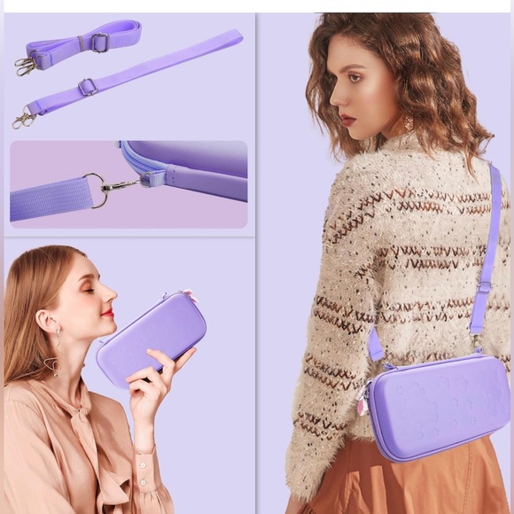 HYPERCASE Purple Carrying Case for Nintendo Switch Lite, LITE ONLY - Picture 3 of 10